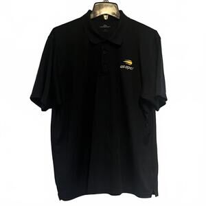 US Open Tennis Men's Polo Shirt (Exclusive Staff) - Size LG - Navy Blue Vansport